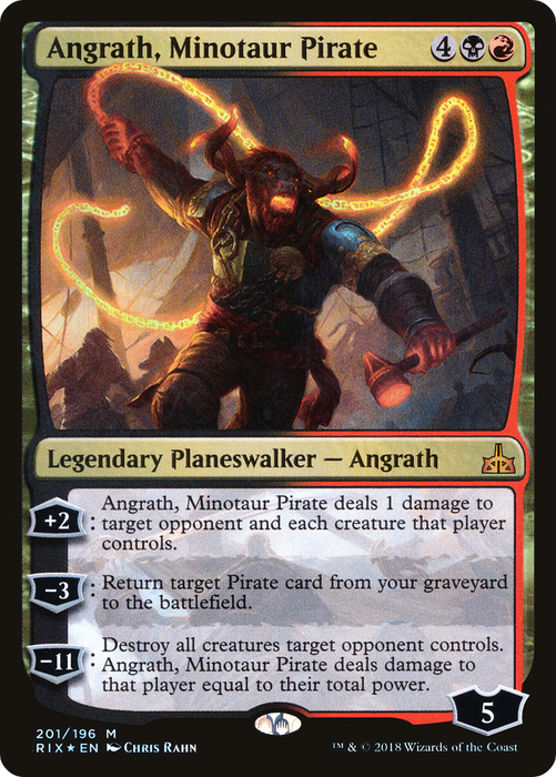 Angrath, Minotaur Pirate (RIX-201) - mythic - Foil
