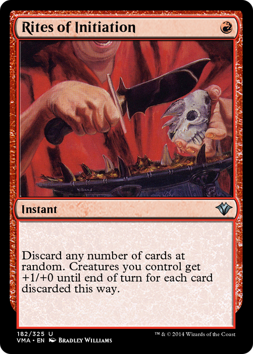 Rites of Initiation (VMA-182) - uncommon - Foil
