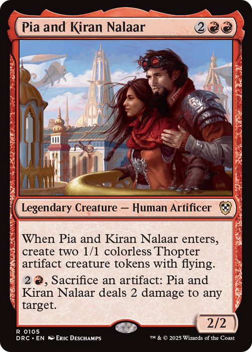 Pia and Kiran Nalaar (DRC-105) - rare - Foil