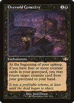 Oversold Cemetery (DMR-309) - rare - Foil