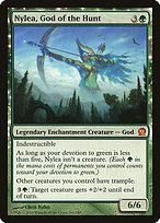 Nylea, God of the Hunt (THS-166) - mythic: (enchantment)
