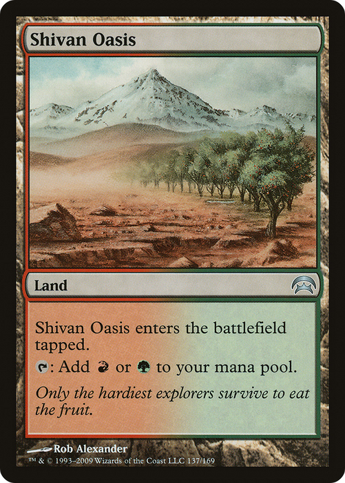 Shivan Oasis (HOP-137) - uncommon
