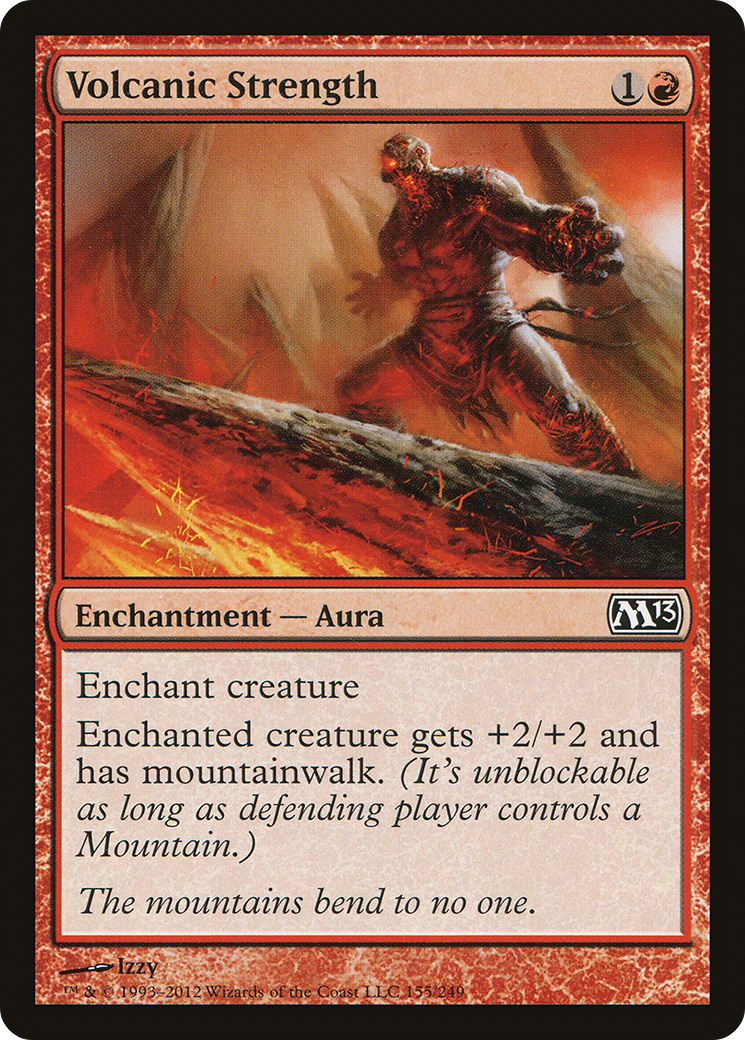 Volcanic Strength (M13-155) - common - Foil
