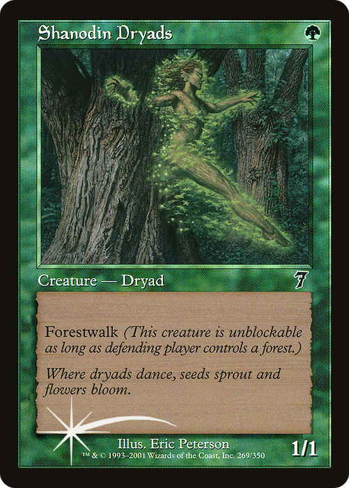 Shanodin Dryads (7ED-269★) - common - Foil