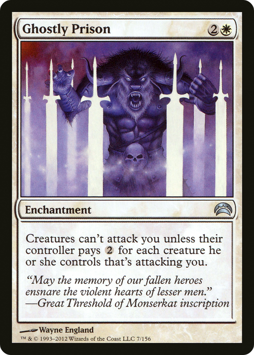 Ghostly Prison (PC2-007) - uncommon - Foil