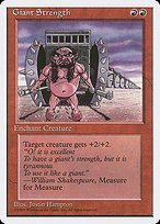 Giant Strength (4ED-196) - common