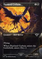 Dunland Crebain (LTR-411) - common (Borderless) - Foil