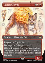 Sunspine Lynx (BLB-292) - rare: (Showcase) (Borderless) - Foil
