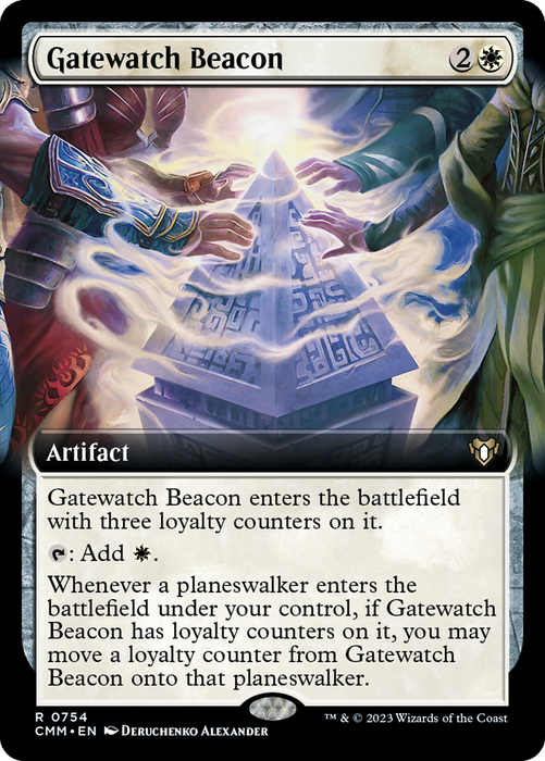 Gatewatch Beacon (CMM-754) - rare: (Extended Art)