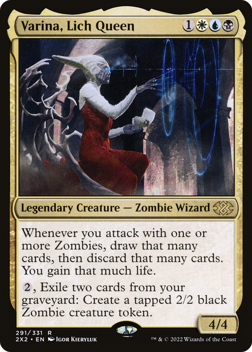 Varina, Lich Queen (2X2-291) - rare - Foil