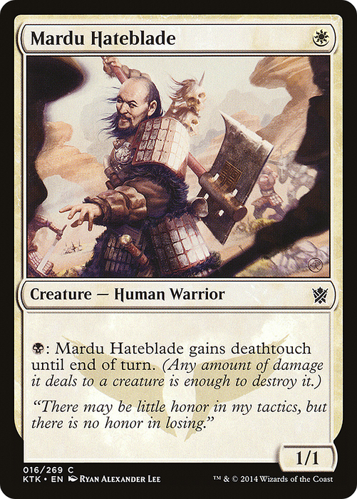 Mardu Hateblade (KTK-016) - common