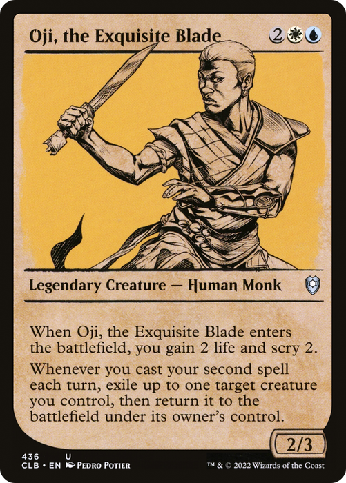 Oji, the Exquisite Blade (CLB-436) - uncommon: (Showcase)