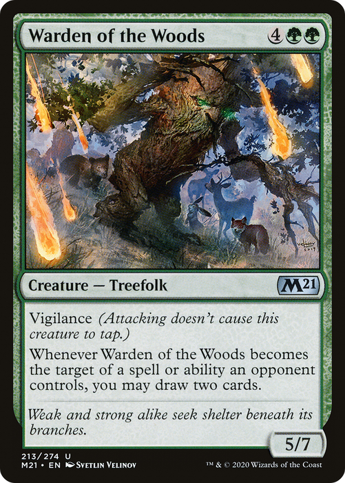 Warden of the Woods (M21-213) - uncommon - Foil