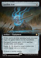 Leyline Axe (FDN-485) - rare: (Extended Art)