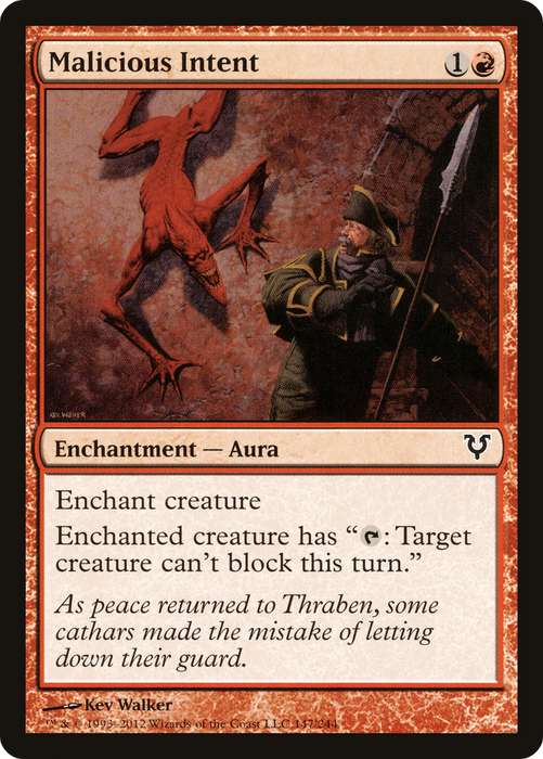 Malicious Intent (AVR-147) - common