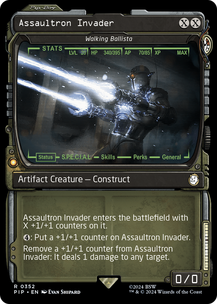 Walking Ballista (PIP-352) - rare / Assaultron Invader: (Showcase)