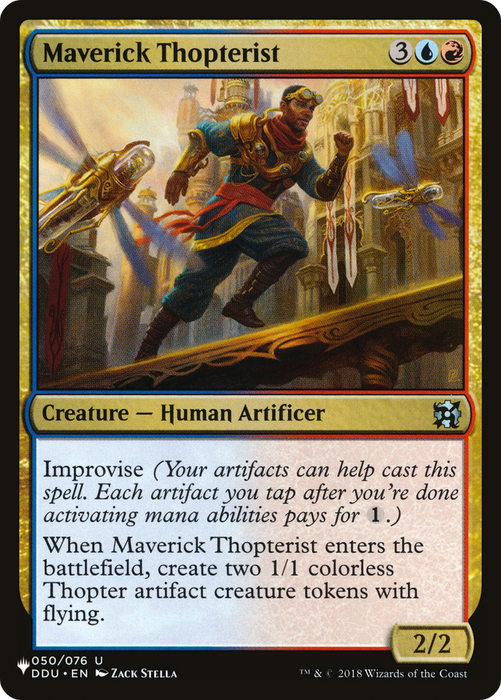 Maverick Thopterist (LIST-DDU-50) - uncommon