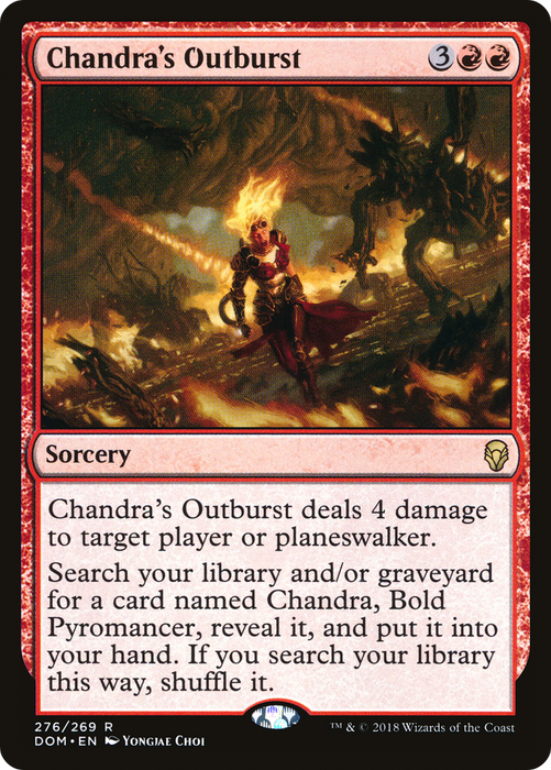 Chandra's Outburst (DOM-276) - rare