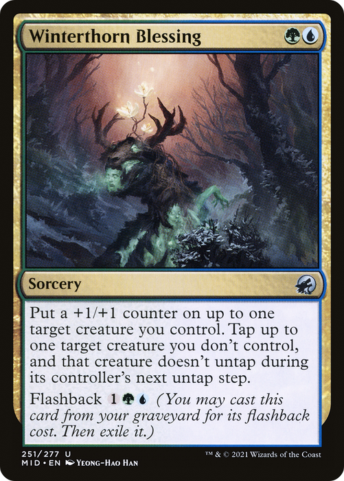 Winterthorn Blessing (MID-251) - uncommon - Foil
