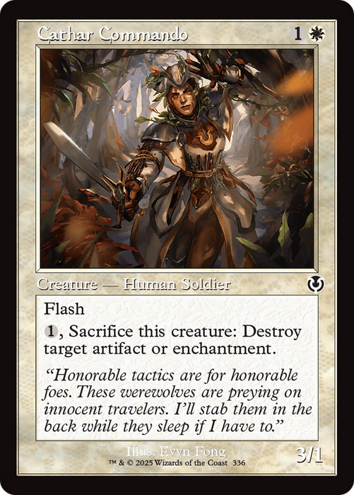 Cathar Commando (INR-336) - common - Foil