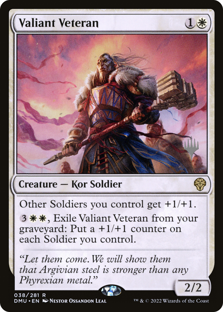 Valiant Veteran (PPDMU-38P) - rare