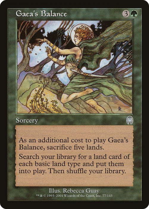 Gaea's Balance (APC-077) - uncommon - Foil
