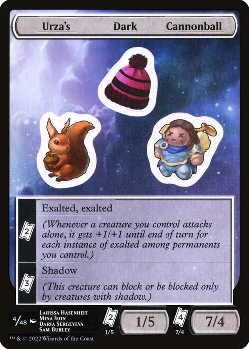 Urza's Dark Cannonball (UNF-004) - common
