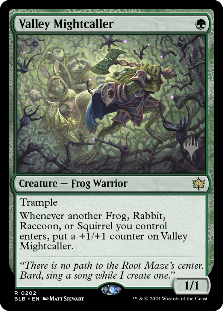 Valley Mightcaller (PPBLB-202P) - rare - Foil