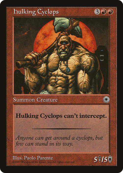Hulking Cyclops (POR-134) - uncommon