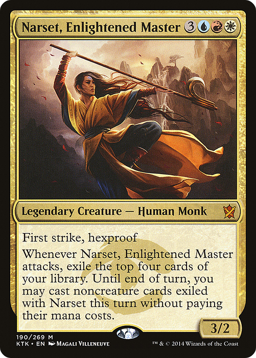 Narset, Enlightened Master (KTK-190) - mythic - Foil