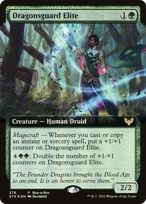 Dragonsguard Elite (BABP-376) - rare: (Extended Art) - Foil