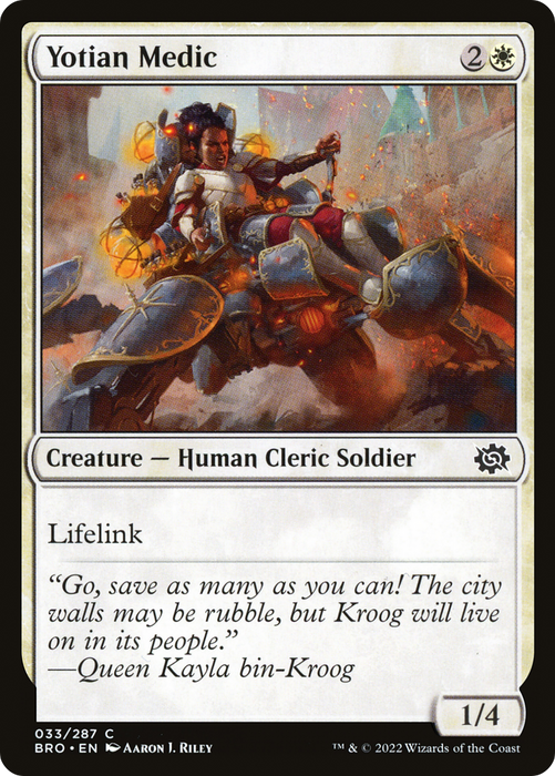 Yotian Medic (BRO-033) - common - Foil