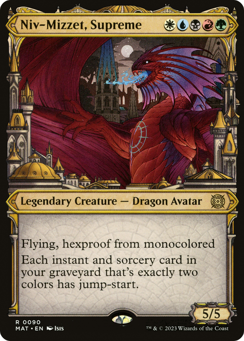 Niv-Mizzet, Supreme (MAT-090) - rare: (Showcase)