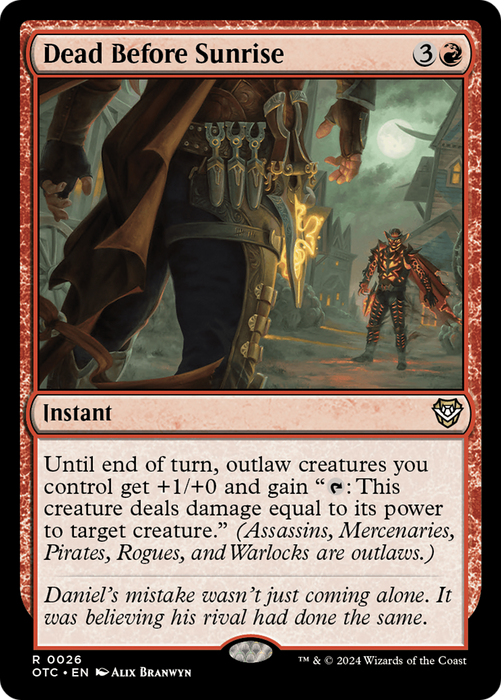 Dead Before Sunrise (OTC-026) - rare