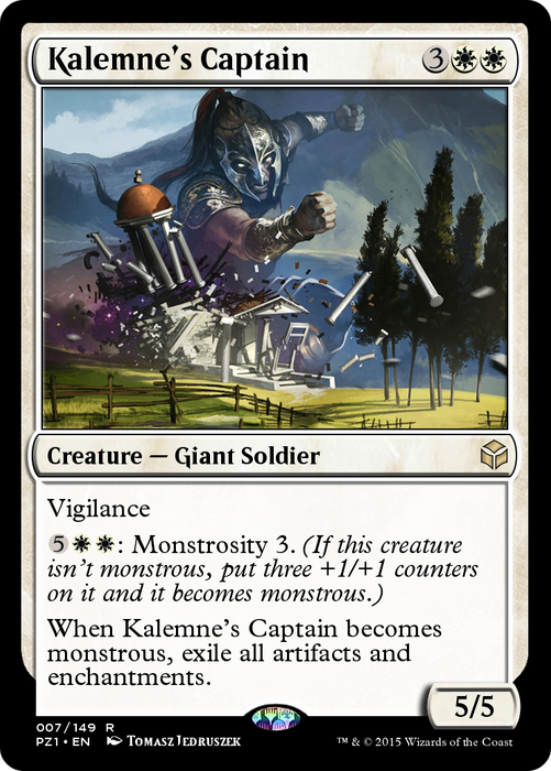 Kalemne's Captain (PZ1-007) - rare - Foil