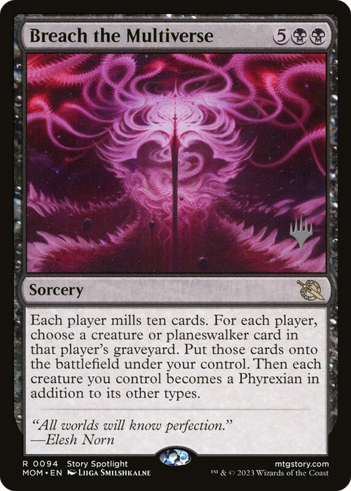 Breach the Multiverse (PPMOM-94P) - rare - Foil
