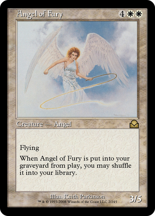 Angel of Fury (ME2-002) - rare - Foil