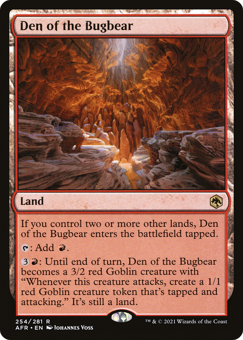 Den of the Bugbear (AFR-254) - rare