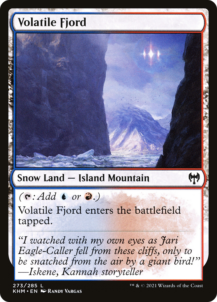 Volatile Fjord (KHM-273) - common: (snow) - Foil