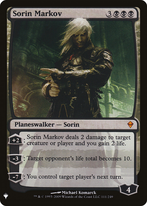 Sorin Markov (LIST-ZEN-111) - mythic