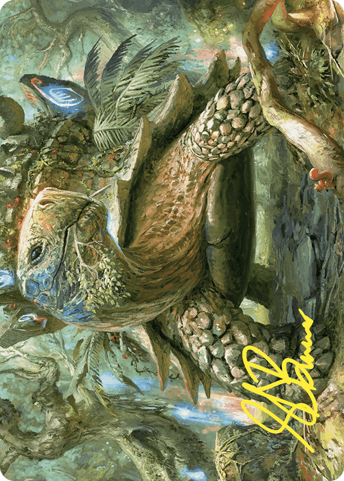 Blossoming Tortoise // Blossoming Tortoise (AWOE-024) - common (Borderless) - Foil