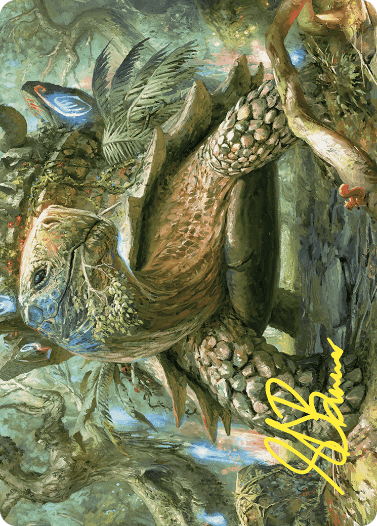 Blossoming Tortoise // Blossoming Tortoise (AWOE-024) - common (Borderless) - Foil