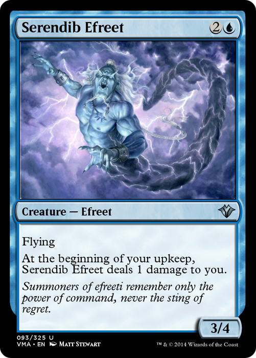 Serendib Efreet (VMA-093) - uncommon - Foil