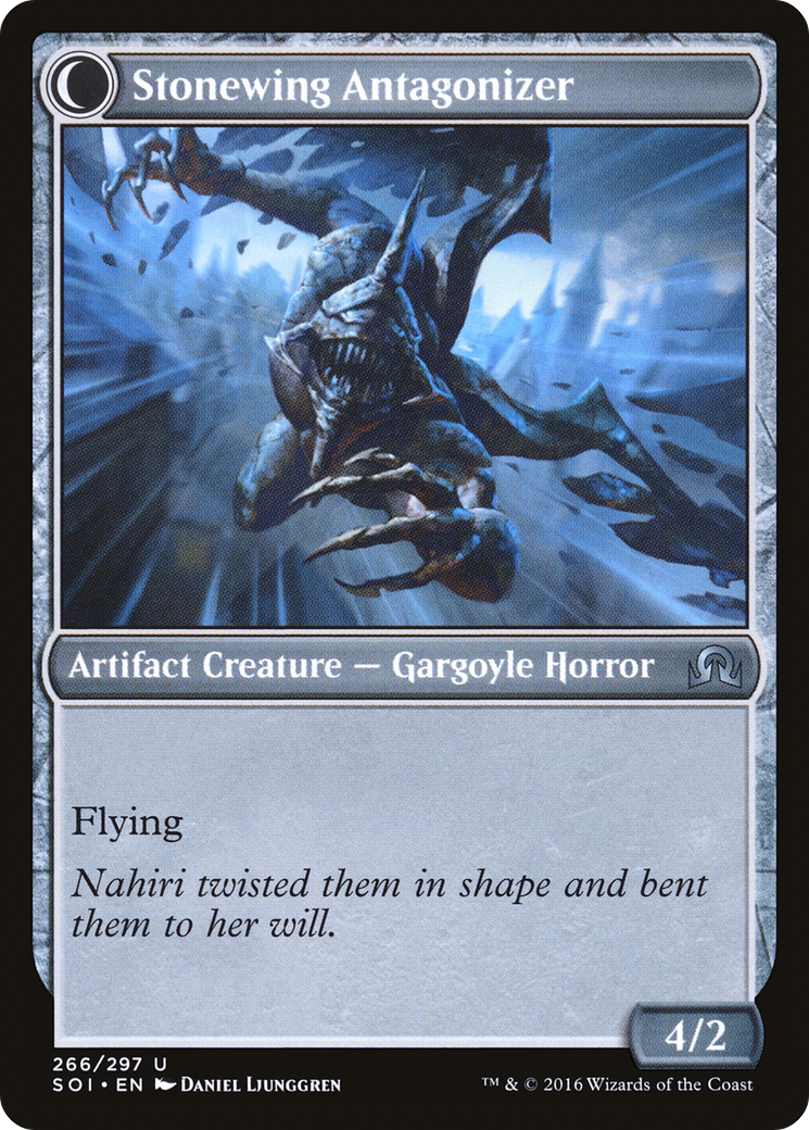 Thraben Gargoyle // Stonewing Antagonizer (SOI-266) - uncommon: (Double Faced Transform) - Foil