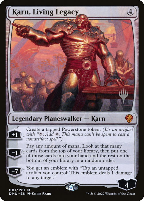Karn, Living Legacy (PPDMU-01P) - mythic