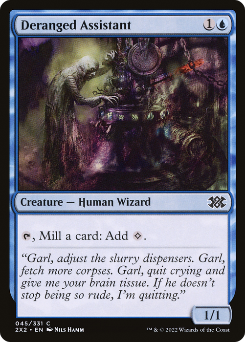 Deranged Assistant (2X2-045) - common - Foil