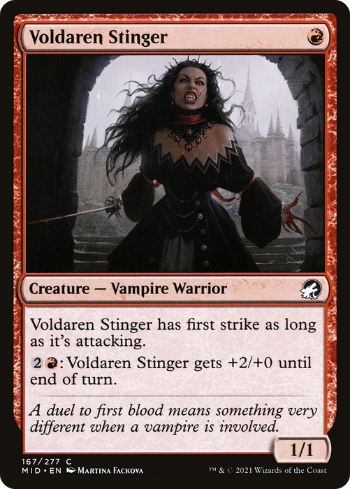 Voldaren Stinger (MID-167) - common - Foil