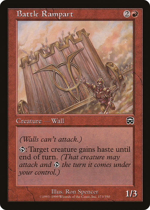 Battle Rampart (MMQ-173) - common - Foil