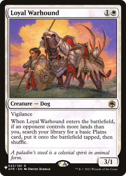 Loyal Warhound (LIST-AFR-23) - rare