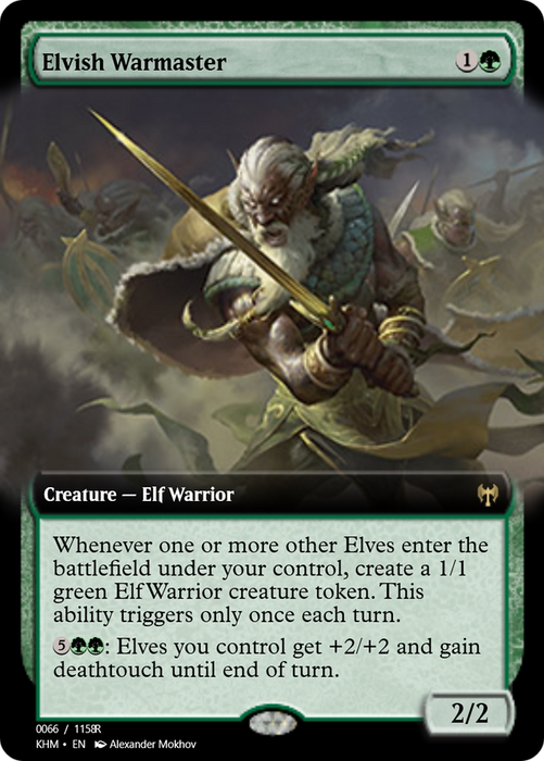 Elvish Warmaster (PRM-88332) - rare